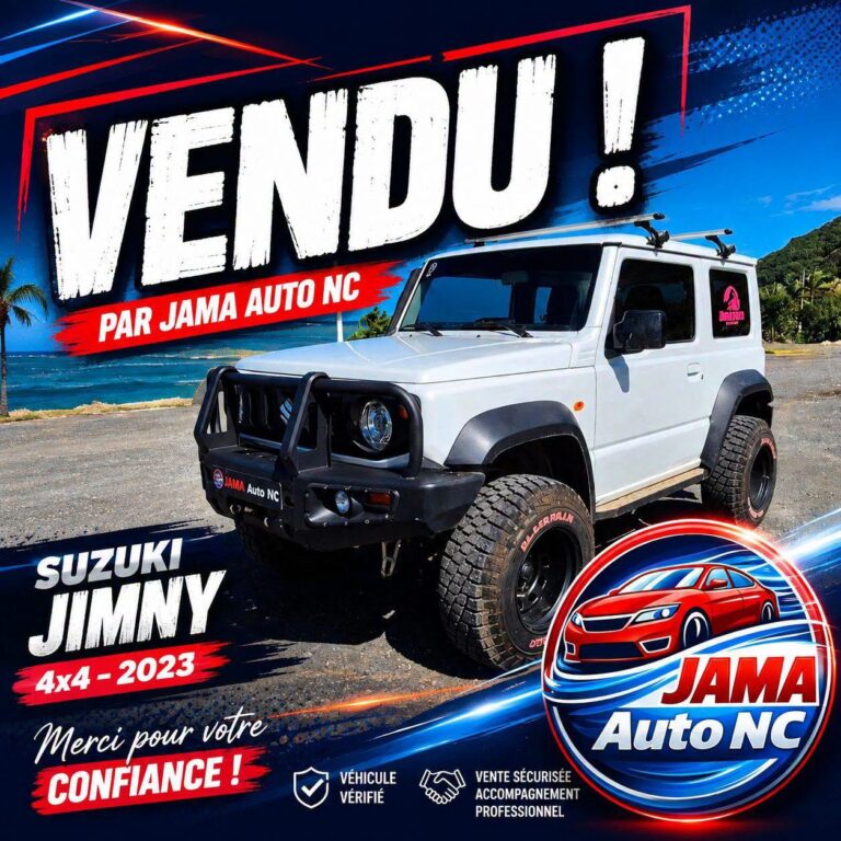 VENDU SUZUKI JIMNY 4×4 - véhicule d'occasion à Nouméa
