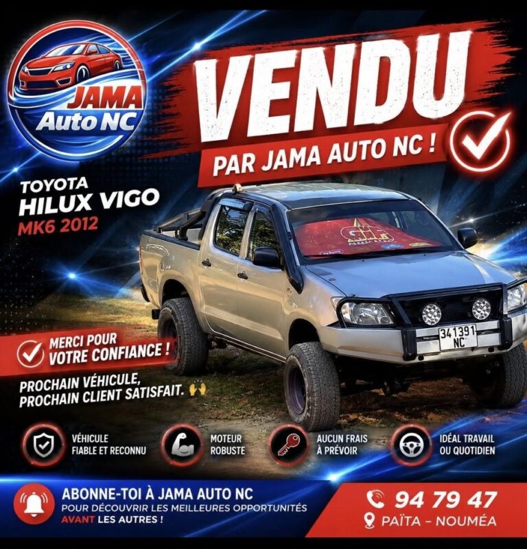 VENDU TOYOTA HILUX VIGO - véhicule d'occasion à Nouméa