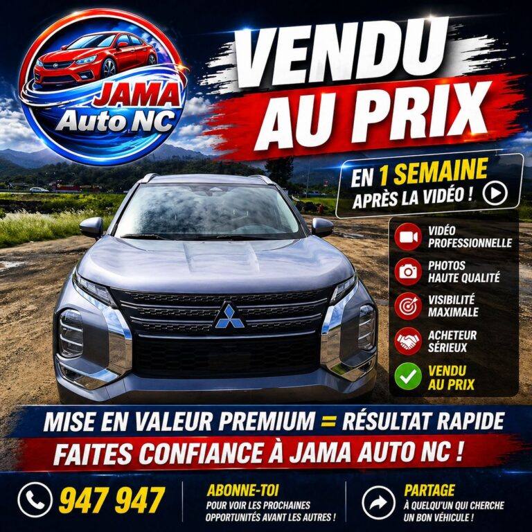 VENDU EN 1 SEMAINE… AU PRIX - véhicule d'occasion à Nouméa